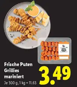 Lidl Frische puten grillies mariniert Angebot
