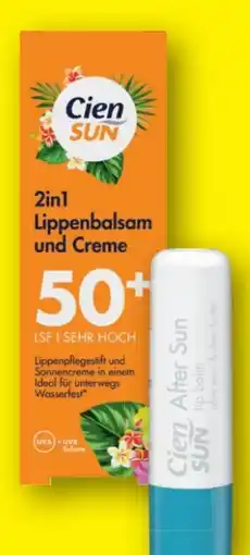 Lidl Cien Sun 2-in-1 Lippenpflegestick Angebot