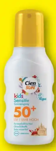 Lidl Cien Sun Kinder Sonnenspray Sensitiv LSF 50+ Angebot