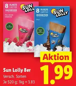 Lidl Sun lolly 8er Angebot