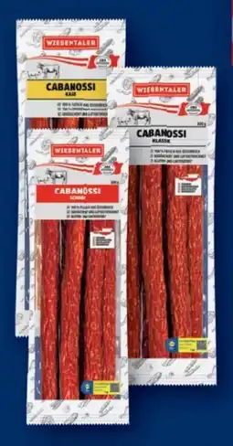 Lidl Wiesentaler Cabanossi Angebot