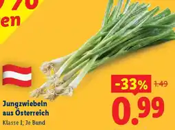 Lidl Jungzwiebeln aus österreich Angebot