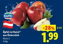 Lidl Äpfel rot kanzi aus österreich Angebot