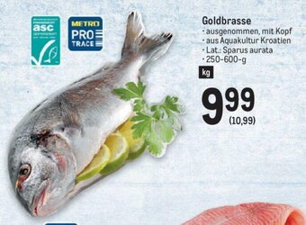 Metro Goldbrasse Angebot