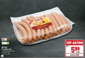 Metro Berger Frankfurter Angebot