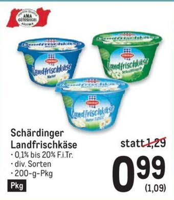 Metro Schardinger Landfrischkase Angebot