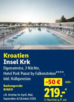 Lidl Kroatien Insel Krk Angebot