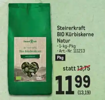 Metro Steirerkraft BIO Kurbiskerne Angebot