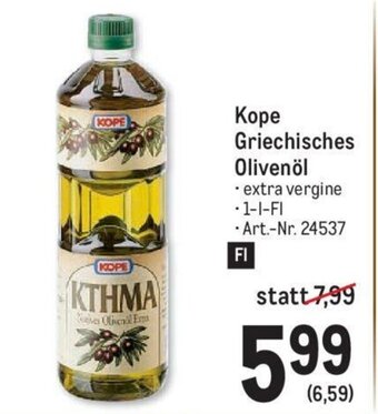 Metro Kope Griechisches Olivenol Angebot