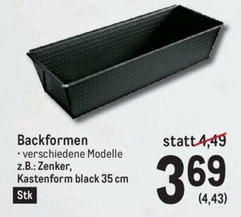 Metro Backformen Angebot