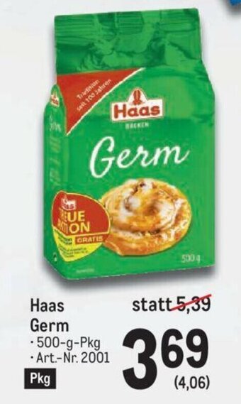 Metro Haas Germ Angebot