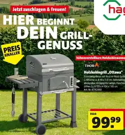 Hagebau Holzkohlegrill Ottawa Angebot