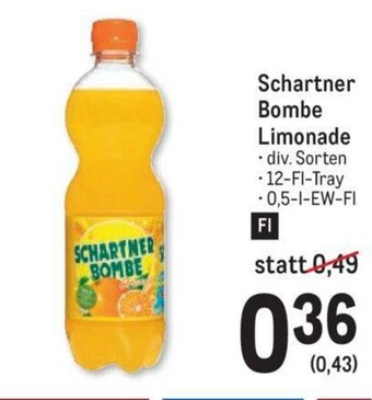 Metro Schartner Bombe Limonade Angebot