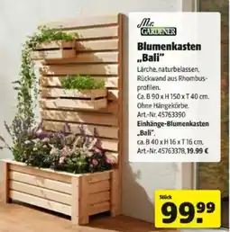 Hagebau Blumenkasten Bali Angebot