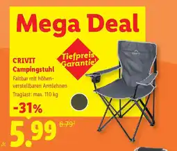 Lidl Crivit campingstuhl Angebot