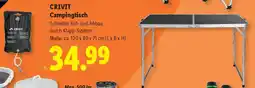Lidl CRIVIT Campingtisch Angebot