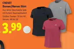 Lidl Crivit damen/herren shirt Angebot