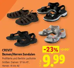Lidl Crivit damen/herren sandalen Angebot