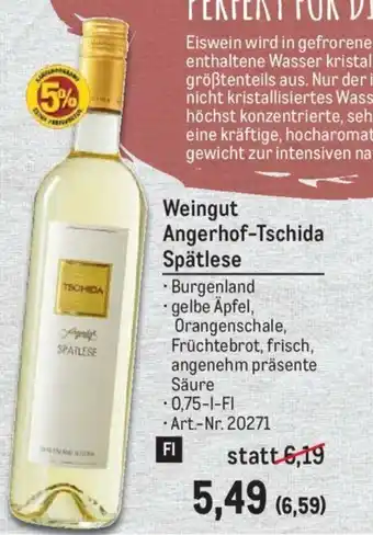 Metro Weingut Angerhof-Tschida Spatlese Angebot