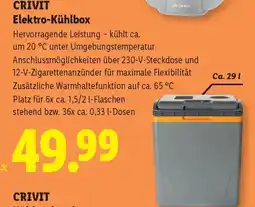 Lidl Crivit elektro-kühlbox Angebot