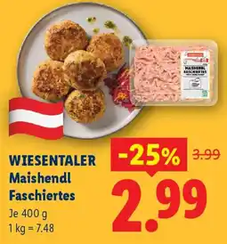 Lidl Wiesentaler maishendl faschiertes Angebot