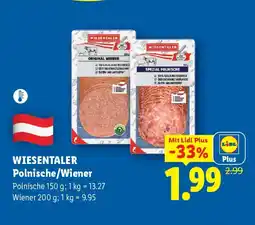 Lidl Wiesentaler polnische/wiener Angebot
