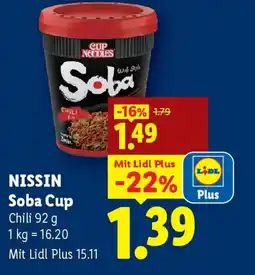 Lidl NISSIN Soba Cup Angebot