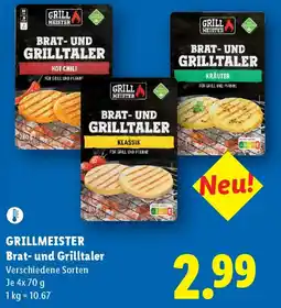 Lidl Grillmeister brat- und grilltaler Angebot