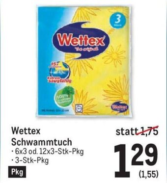 Metro Wettex Schwammtuch Angebot