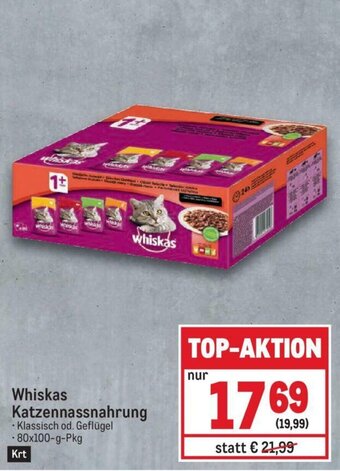Metro Whiskas Katzennassnahrung Angebot
