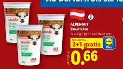 Lidl Alpengut sauerrahm Angebot