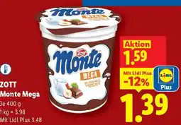 Lidl ZOTT Monte Mega Angebot