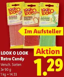 Lidl LOOK O LOOK Aktion Retro Candy Angebot