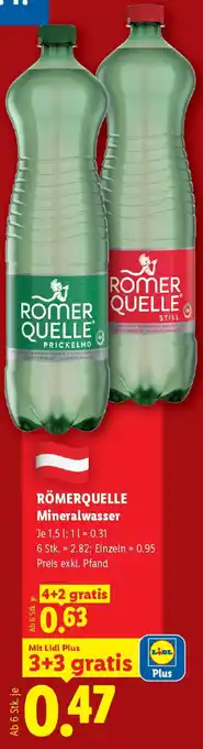 Römerquelle mineralwasser