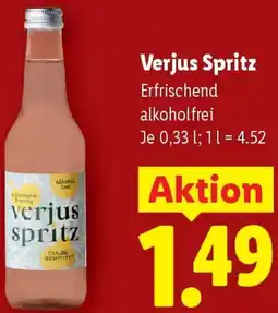 Lidl Verjus Spritz Angebot