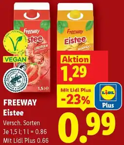 Lidl Freeway Eistee Angebot