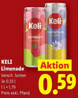 Lidl KELI Limonade Angebot