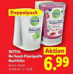 Lidl Dettol no-touch flüssigseife nachfüller Angebot