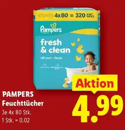 Lidl Pampers feuchttücher Angebot