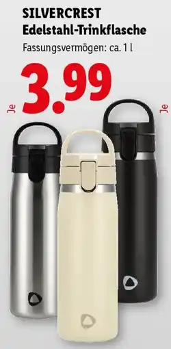 Lidl Silvercrest edelstahl trinkflasche Angebot