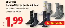 Lidl Esmara damen/herren socken Angebot
