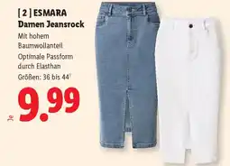 Lidl Esmara damen jeansrock Angebot