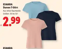 Lidl Esmara damen t-shirt Angebot