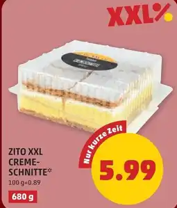 PENNY Zito xxl creme- schnitte Angebot