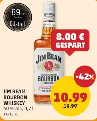 PENNY JIM BEAM BOURBON WHISKEY Angebot