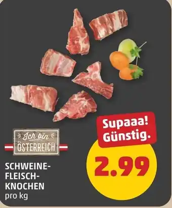 PENNY Schweinefleisch knochen Angebot