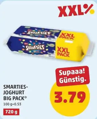 PENNY Smarties- joghurt big pack Angebot