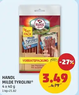 PENNY Handl milde tyrolini Angebot