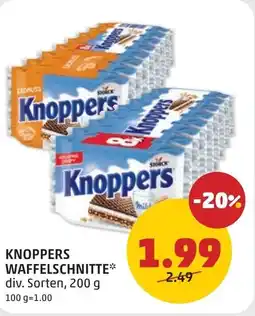 PENNY Knoppers waffelschnitte Angebot
