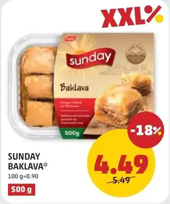 PENNY Sunday baklava Angebot